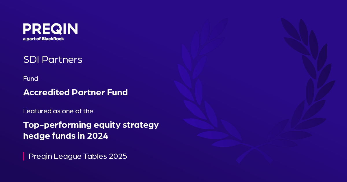 SDI Partners-Top Performing Equity Strategy Hedge Funds-2025-preqin-league-tables-badge